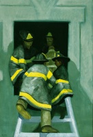 Firemen Knot, 44 x 32, o/c, 1986