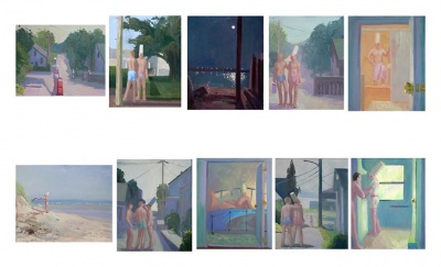 Provincetown Stories, 20 x 16 each, o/l/p, 2015